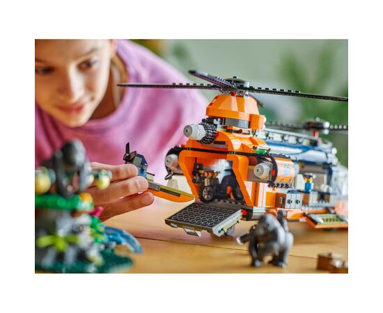 Конструктор LEGO City Вертолет в базовом лагере для исследования джунглей Вертолет в базовом лагере (60437), изображение 10 Конструктор LEGO City Вертолет в базовом лагере для исследования джунглей Вертолет в базовом лагере (60437), изображение 10
