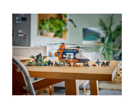 Конструктор LEGO City Вертолет в базовом лагере для исследования джунглей Вертолет в базовом лагере (60437), изображение 12 Конструктор LEGO City Вертолет в базовом лагере для исследования джунглей Вертолет в базовом лагере (60437), изображение 12