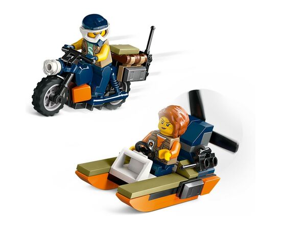 Конструктор LEGO City Вертолет в базовом лагере для исследования джунглей Вертолет в базовом лагере (60437), изображение 6 Конструктор LEGO City Вертолет в базовом лагере для исследования джунглей Вертолет в базовом лагере (60437), изображение 6
