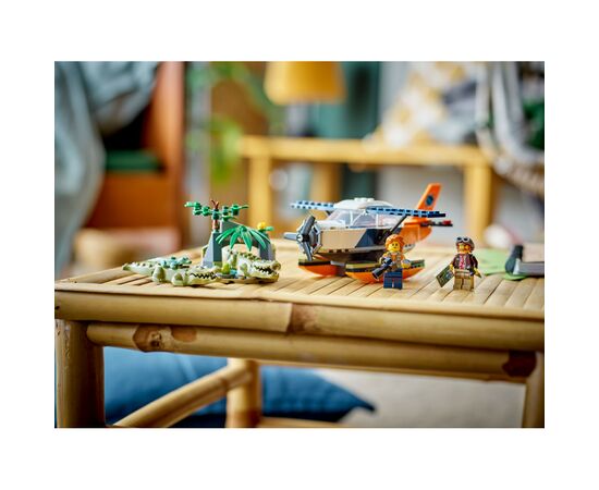 Конструктор LEGO City Водный самолет для исследования джунглей (60425), изображение 10