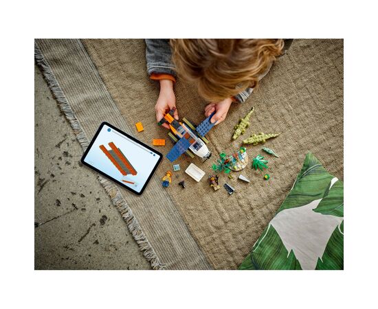 Конструктор LEGO City Водный самолет для исследования джунглей (60425), изображение 9