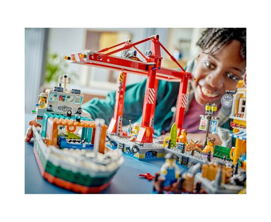 Конструктор LEGO City Морская гавань с грузовым судном (60422), изображение 10 Конструктор LEGO City Морская гавань с грузовым судном (60422), изображение 10