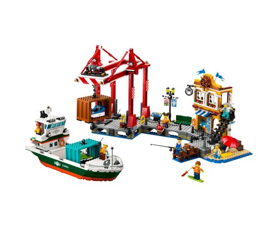 Конструктор LEGO City Морская гавань с грузовым судном (60422), изображение 2 Конструктор LEGO City Морская гавань с грузовым судном (60422), изображение 2