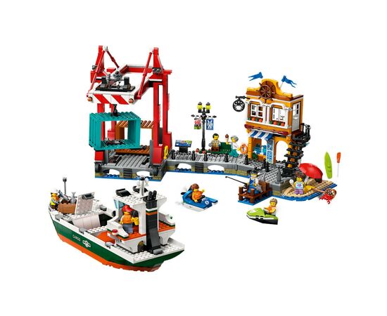 Конструктор LEGO City Морская гавань с грузовым судном (60422), изображение 3 Конструктор LEGO City Морская гавань с грузовым судном (60422), изображение 3