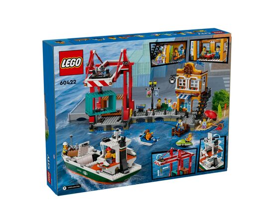 Конструктор LEGO City Морская гавань с грузовым судном (60422), изображение 8 Конструктор LEGO City Морская гавань с грузовым судном (60422), изображение 8