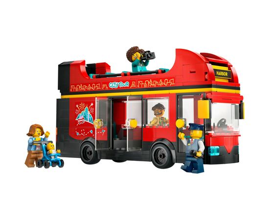Конструктор LEGO City Красный двухэтажный экскурсионный автобус (60407), изображение 2 Конструктор LEGO City Красный двухэтажный экскурсионный автобус (60407), изображение 2
