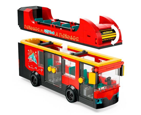 Конструктор LEGO City Красный двухэтажный экскурсионный автобус (60407), изображение 4 Конструктор LEGO City Красный двухэтажный экскурсионный автобус (60407), изображение 4