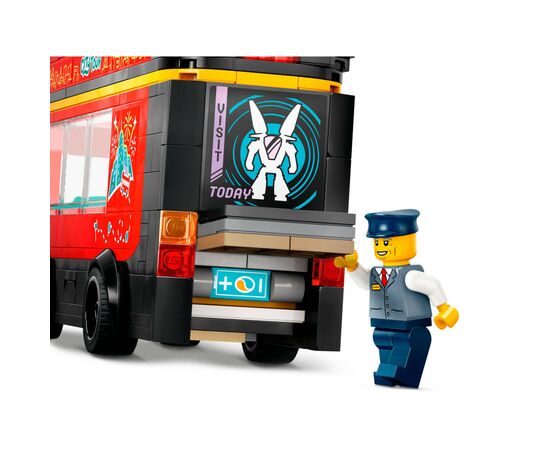 Конструктор LEGO City Красный двухэтажный экскурсионный автобус (60407), изображение 5 Конструктор LEGO City Красный двухэтажный экскурсионный автобус (60407), изображение 5