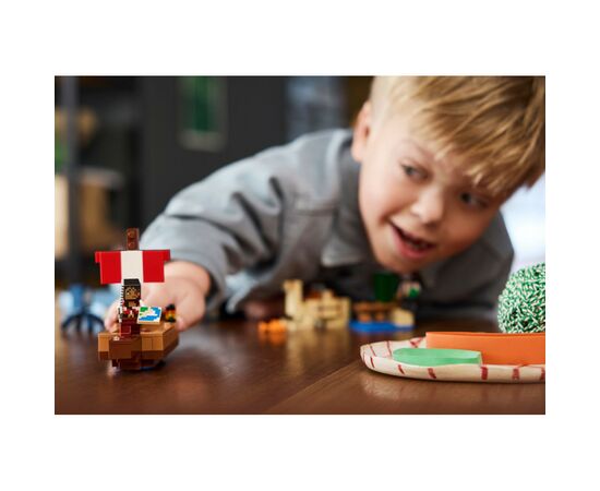 Конструктор LEGO Minecraft Подорож на піратському кораблі (21259-), зображення 10 Конструктор LEGO Minecraft Подорож на піратському кораблі (21259-), зображення 10