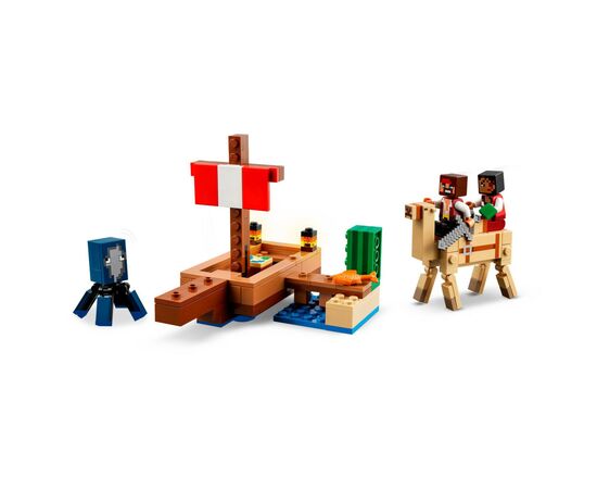 Конструктор LEGO Minecraft Подорож на піратському кораблі (21259-), зображення 3 Конструктор LEGO Minecraft Подорож на піратському кораблі (21259-), зображення 3