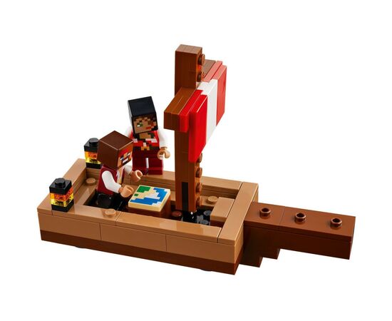 Конструктор LEGO Minecraft Подорож на піратському кораблі (21259-), зображення 4 Конструктор LEGO Minecraft Подорож на піратському кораблі (21259-), зображення 4