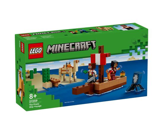 Конструктор LEGO Minecraft Путешествие на пиратском корабле (21259-)