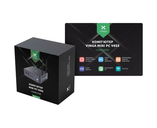 Компьютер Vinga Mini PC V655 (V6551215U.16256W1P), изображение 10 Компьютер Vinga Mini PC V655 (V6551215U.16256W1P), изображение 10