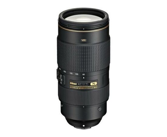 Объектив Nikon 80-400mm f/4.5-5.6G ED AF-S VR (JAA817DA), изображение 2 Объектив Nikon 80-400mm f/4.5-5.6G ED AF-S VR (JAA817DA), изображение 2