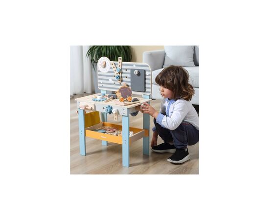 Игровой набор Viga Toys PolarB деревянный верстак с инструментами (44065N), изображение 4 Игровой набор Viga Toys PolarB деревянный верстак с инструментами (44065N), изображение 4