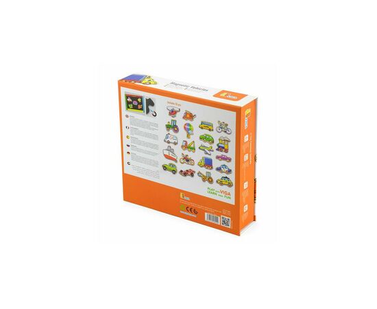 Игровой набор Viga Toys Набор магнитов Транспорт 20 шт (58924N), изображение 3 Игровой набор Viga Toys Набор магнитов Транспорт 20 шт (58924N), изображение 3