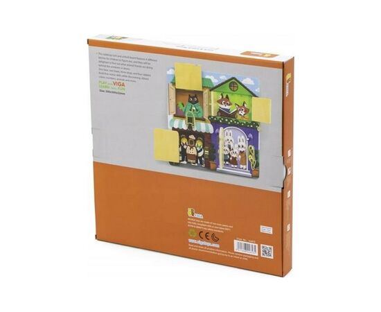 Развивающая игрушка Viga Toys Бизиборд PolarB Домик (44653), изображение 3