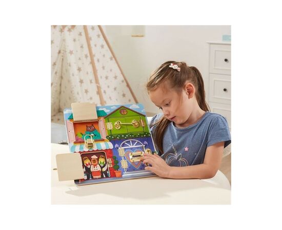 Развивающая игрушка Viga Toys Бизиборд PolarB Домик (44653), изображение 4