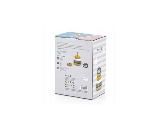 Развивающая игрушка Viga Toys PolarB деревянная пирамидка Пингвинчик (44205), изображение 4 Развивающая игрушка Viga Toys PolarB деревянная пирамидка Пингвинчик (44205), изображение 4
