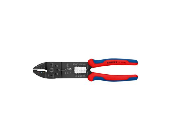 Съемник изоляции KNIPEX универсальный для опрессовки и зачистки (97 22 240), изображение 3 Съемник изоляции KNIPEX универсальный для опрессовки и зачистки (97 22 240), изображение 3