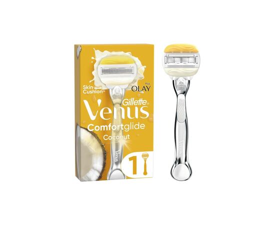 Бритва Gillette Venus ComfortGlide Olay з кокосом з 1 змінним картриджем (7702018339877)