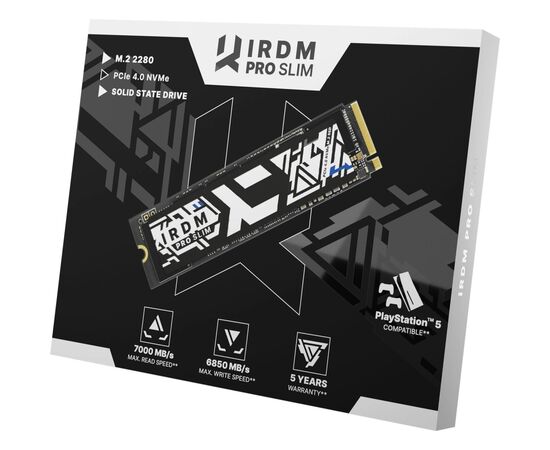 Накопитель SSD M.2 2280 2TB IRDM PRO SLIM Goodram (IRP-SSDPR-P44S-2K0-80), изображение 3 Накопитель SSD M.2 2280 2TB IRDM PRO SLIM Goodram (IRP-SSDPR-P44S-2K0-80), изображение 3