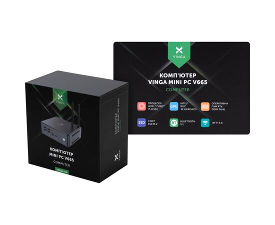 Компьютер Vinga Mini PC V665 (V6651255U.32512), изображение 10 Компьютер Vinga Mini PC V665 (V6651255U.32512), изображение 10