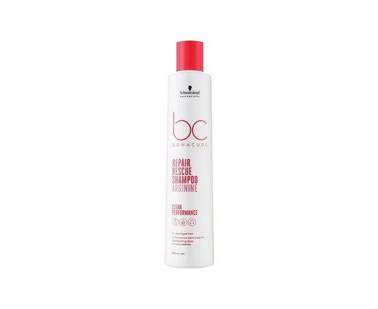 Шампунь Schwarzkopf Professional ВС Bonacure Repair Rescue Shampoo Arginine Clean Performance 250 мл (4045787724653)