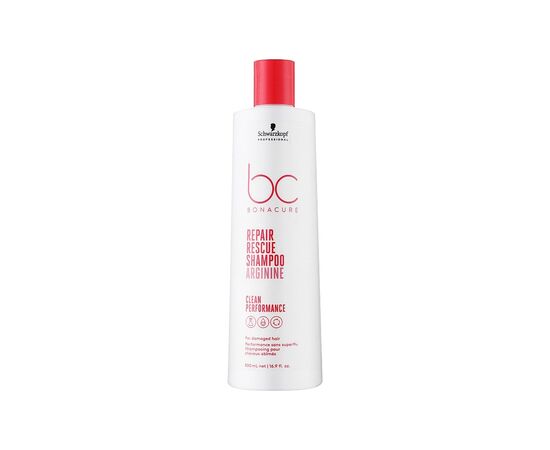 Шампунь Schwarzkopf Professional ВС Bonacure Repair Rescue Shampoo Arginine Clean Performance 500 мл (4045787724110)