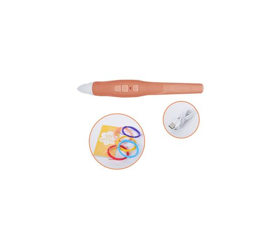 3D - ручка Bambi 309W (orange) (309W orange), изображение 2 3D - ручка Bambi 309W (orange) (309W orange), изображение 2