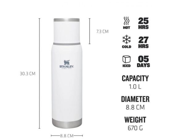 Термос Stanley Adventure To-Go Polar 1 л (1210001904101), изображение 3 Термос Stanley Adventure To-Go Polar 1 л (1210001904101), изображение 3