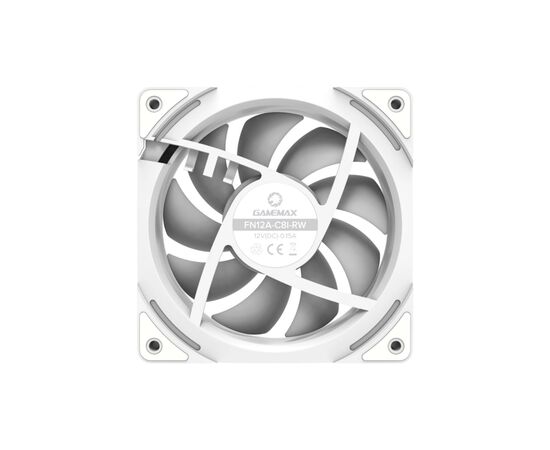 Кулер для корпуса Gamemax FN12A-C8I-RW, изображение 4 Кулер для корпуса Gamemax FN12A-C8I-RW, изображение 4