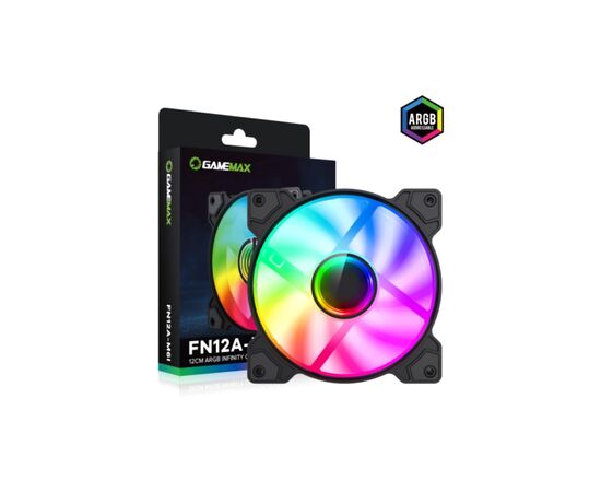 Кулер для корпуса Gamemax FN12A-M6I, изображение 7 Кулер для корпуса Gamemax FN12A-M6I, изображение 7