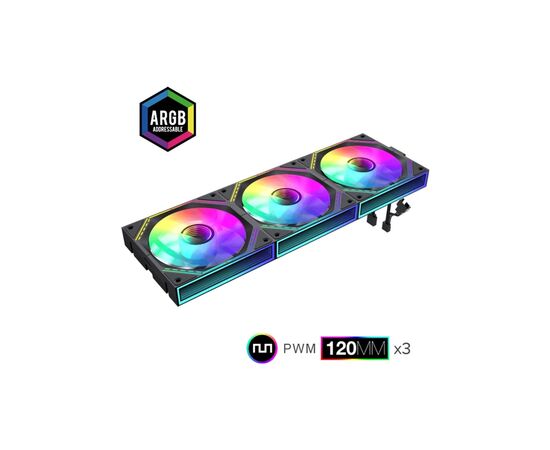Кулер для корпуса Gamemax FN12A-S3I, изображение 9 Кулер для корпуса Gamemax FN12A-S3I, изображение 9