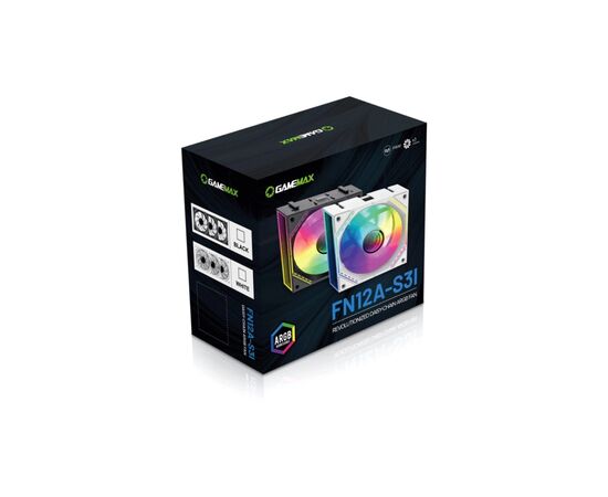 Кулер для корпуса Gamemax FN12A-S3I-W, изображение 9 Кулер для корпуса Gamemax FN12A-S3I-W, изображение 9