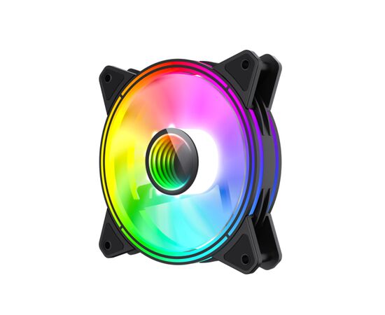 Кулер для корпуса Gamemax FN-12Rainbow-Q-Infinity, изображение 3 Кулер для корпуса Gamemax FN-12Rainbow-Q-Infinity, изображение 3