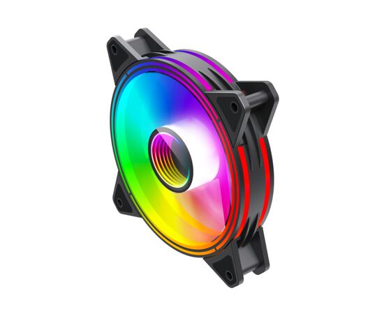 Кулер для корпуса Gamemax FN-12Rainbow-Q-Infinity, изображение 4 Кулер для корпуса Gamemax FN-12Rainbow-Q-Infinity, изображение 4