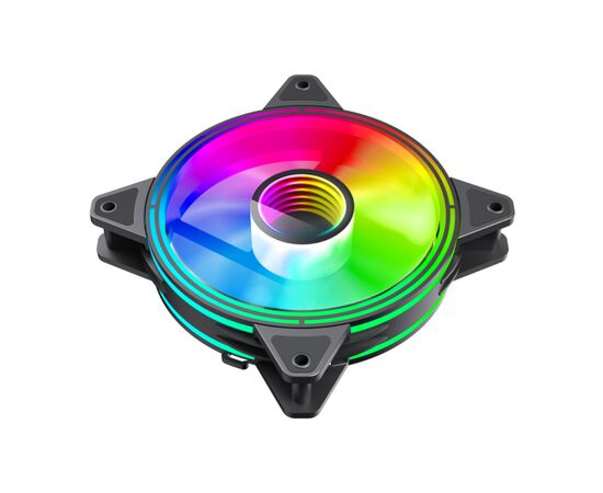 Кулер для корпуса Gamemax FN-12Rainbow-Q-Infinity, изображение 5 Кулер для корпуса Gamemax FN-12Rainbow-Q-Infinity, изображение 5