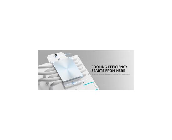 Кулер до процесора ID-Cooling Frozn A610 ARGB White (FROZN A610 ARGB White), зображення 11 Кулер до процесора ID-Cooling Frozn A610 ARGB White (FROZN A610 ARGB White), зображення 11