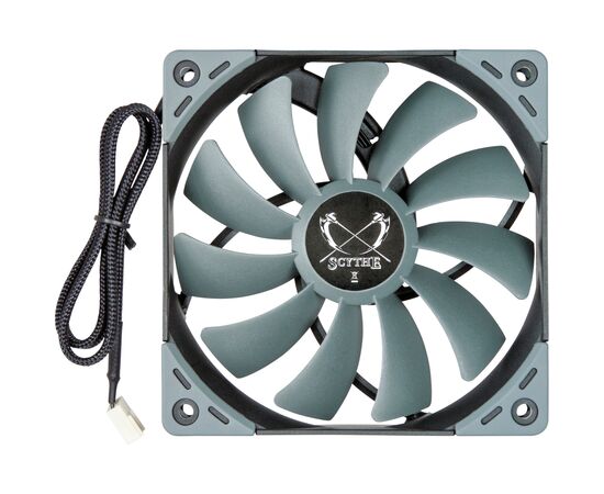 Кулер для корпуса Scythe Kaze Flex 120 (SU1225FD12M-RH), изображение 5 Кулер для корпуса Scythe Kaze Flex 120 (SU1225FD12M-RH), изображение 5