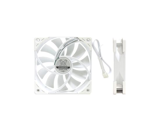 Кулер для корпуса Scythe Kaze Flex 120 White PWM (KF1225FD12W-P), изображение 2 Кулер для корпуса Scythe Kaze Flex 120 White PWM (KF1225FD12W-P), изображение 2