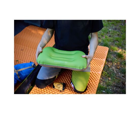 Туристическая подушка Trimm Rotto green/grey (001.009.0678), изображение 2 Туристическая подушка Trimm Rotto green/grey (001.009.0678), изображение 2