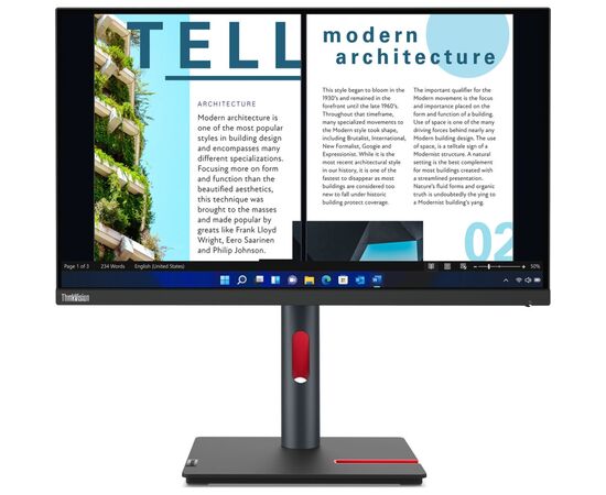 Монитор Lenovo P24h-30 (63B3GAT6UA)