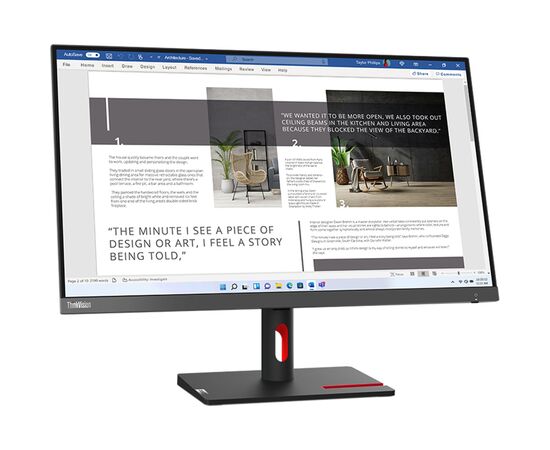 Монитор Lenovo S27i-30 (63DFKAT4UA), изображение 2 Монитор Lenovo S27i-30 (63DFKAT4UA), изображение 2