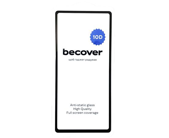 Стекло защитное BeCover Google Pixel 7a 10D Black (711490), изображение 3 Стекло защитное BeCover Google Pixel 7a 10D Black (711490), изображение 3