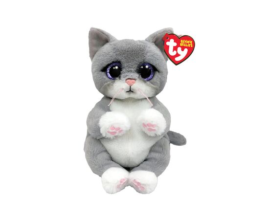 Мягкая игрушка Ty Beanie Bellies Серое котенок Morgan (41055)