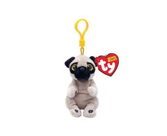 Мягкая игрушка Ty брелок Beanie Bellies Мопс Izzy 12 см (43104)
