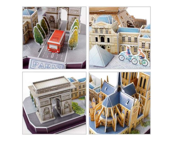 Пазл Cubic Fun City line Paris (MC254h), изображение 6 Пазл Cubic Fun City line Paris (MC254h), изображение 6