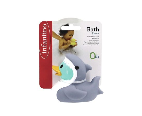 Игрушка для ванной Infantino Утенок-Акулятко (305225), изображение 2 Игрушка для ванной Infantino Утенок-Акулятко (305225), изображение 2