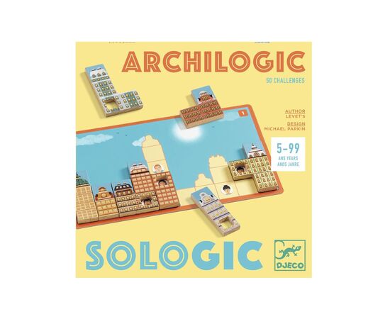 Настільна гра Djeco Архілогіка (DJ08590), зображення 3 Настільна гра Djeco Архілогіка (DJ08590), зображення 3